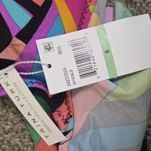 Trina Turk Multicolor Geometric Dress